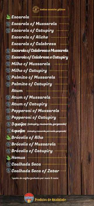 Cardápio 4